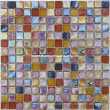 Iridescent Mosaic, Glass Mosaic Tile (HGM366)